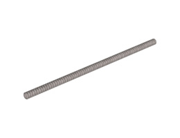 Hose, Ribbed 7mm D. 24L: {сребрист}