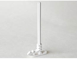 Bionicle Weapon Long Axle Ice Pick: {бял}