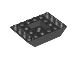 Slope, Inverted 45 6 x 4 Double with Recessed Center : {черен}