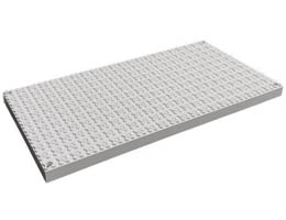 Scala Baseplate 44 x 22 with 4 Holes: {ярко зелен}