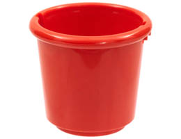 Scala Utensil Bucket Round: {ярко червен}