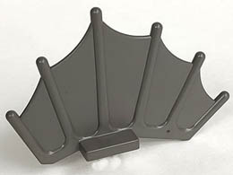 Dinosaur Sail Fin: {тъмно сив}
