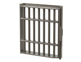 Bar 8 x 8 x 2 Sliding Grille: {тъмно сив}