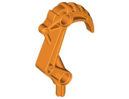Bionicle Claw Hook with Axle: {ярко оранжев}
