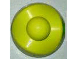 Primo Stacking Base Round Wavy Smallest, One Top Stud: {умерено жълто-зелен}