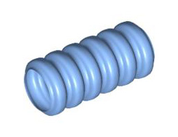 Hose, Ribbed 7mm D. 2L: {умерено син}