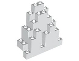 Връх на планина 3X8X7: {бял}