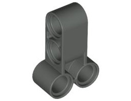 Технически кръстат блок 2X3: {тъмно сив}