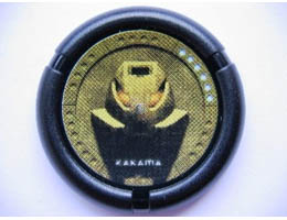 Bionicle Bamboo Disk with Kakama Mask Pattern: {черен}