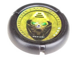 Bionicle Bamboo Disk with Pakari Mask Pattern: {черен}