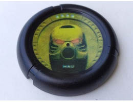 Bionicle Bamboo Disk with Hau Mask Pattern: {черен}