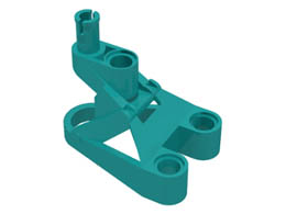 Bionicle Tohunga Foot: {ярко синьо-зелен}