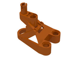 Bionicle Tohunga Foot: {тъмно оранжев}