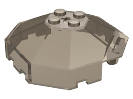 Windscreen 6 x 6 Octagonal Canopy with Axle Hole: {прозрачно кафяв}