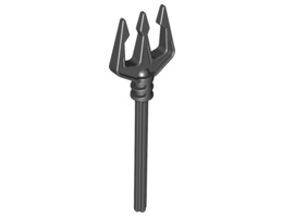 Bionicle Weapon Long Axle Trident: {черен}