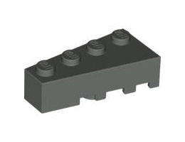 Wedge 4 x 2 Left: {тъмно сив}