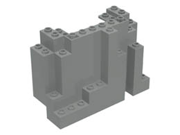 Връх на планина 3X8X7 : {сив}