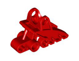 Bionicle Foot with Ball Joint Socket 2 x 3 x 5: {ярко червен}