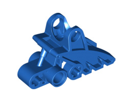 Bionicle Foot with Ball Joint Socket 2 x 3 x 5: {ярко син}