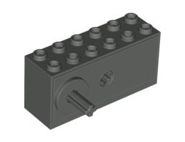 Мотор с механизъм 2X6X2 1/3: {тъмно сив}