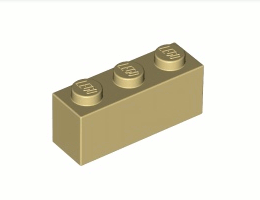 Тухличка 1X3: {тухлено жълт}