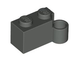 Панта 1X2 долна част: {тъмно сив}
