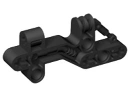 Bionicle Bohrok Shoulder, Liftarm 1 x 3 x 7: {черен}