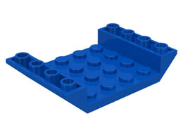 Slope, Inverted 45 6 x 4 Double with 4 x 4 Cutout: {ярко син}