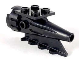Tail 4 x 2 x 2, Aircraft Rocket Engine : {черен}