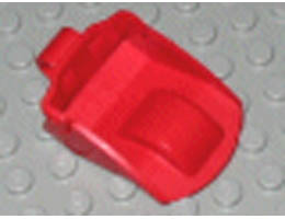Bionicle Krana Holder 3 x 4 (Scoop / Bucket with Axle Hole): {ярко червен}