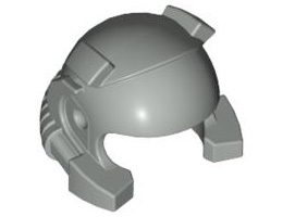 Минифигурка, каска с дихателен апарат и фарове: {сив}