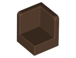 Стенен ъгъл 1X1x1: {земно оранжев}