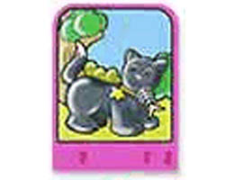 Story Builder Pink Palace Card with Cat Pattern: {ярко пурпурен}
