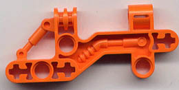 Bionicle Bohrok Shoulder, Liftarm 1 x 3 x 7: {ярко оранжев}