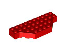 Brick, Modified 4 x 10 with Cut Corners: {ярко червен}