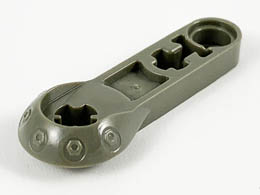Technic, Rotation Joint Ball Half with 3L Liftarm Thin: {тъмно сив}