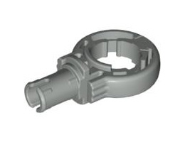 Technic, Rotation Joint Ball Loop with Pin with Friction: {сив}