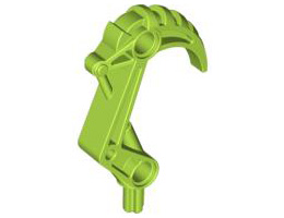 Bionicle Claw Hook with Axle: {ярко жълто-зелен}