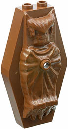 Container, Coffin Lid with Vampire Relief: {земно оранжев}