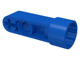 Technic, Rotation Joint Socket with 3L Liftarm Thick: {ярко син}