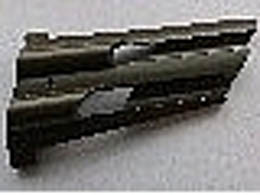 Technic, Panel Fairing # 3 Large Long, Large Holes, Side A: {титаниево метален}