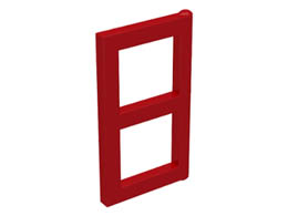 Pane for Window 1 x 2 x 3 : {ярко червен}
