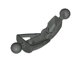 Bionicle Toa Nuva Leg Section: {тъмно сив}