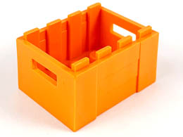 Кутия 3X4: {ярко оранжев}