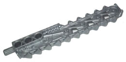 Bionicle Weapon Quake Breaker / All-Terrain Track: {сребрист}