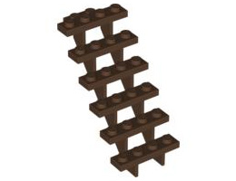 Стълбище 7X4x6: {земно оранжев}