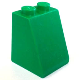 Покривна плочка 2X2X2/65°: {тъмно зелен}