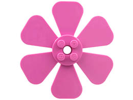 Propeller 6 Blade Fan 8 x 8: {ярко пурпурен}