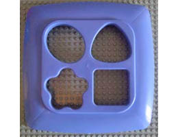 Primo Bucket Lid for Stack n Learn Sorter with Cut Out Shapes: {лилав}