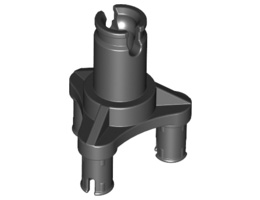Technic, Steering Wheel Hub 3 Pin Triangular: {черен}